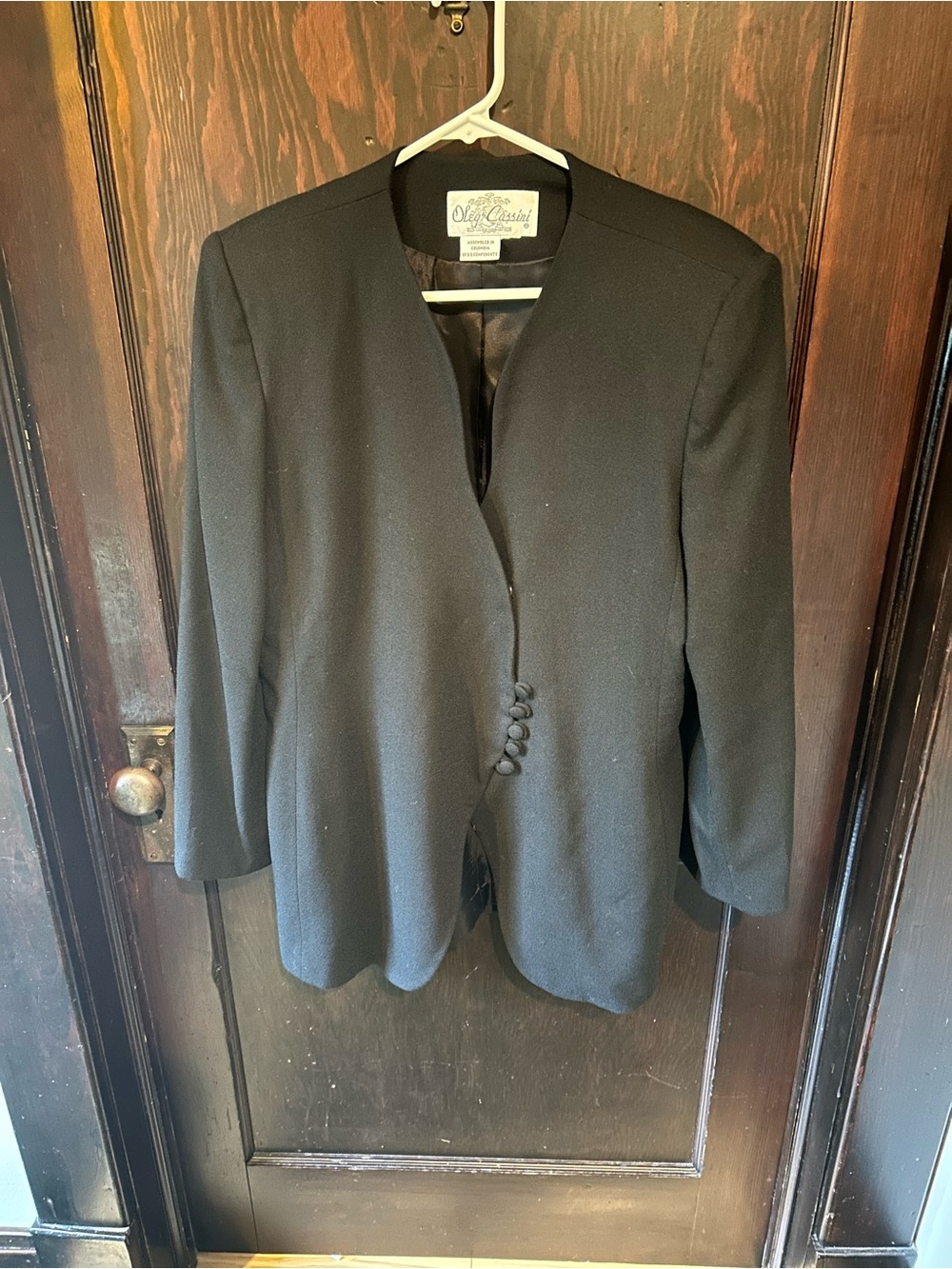 Oleg Cassini vintage wool blazer